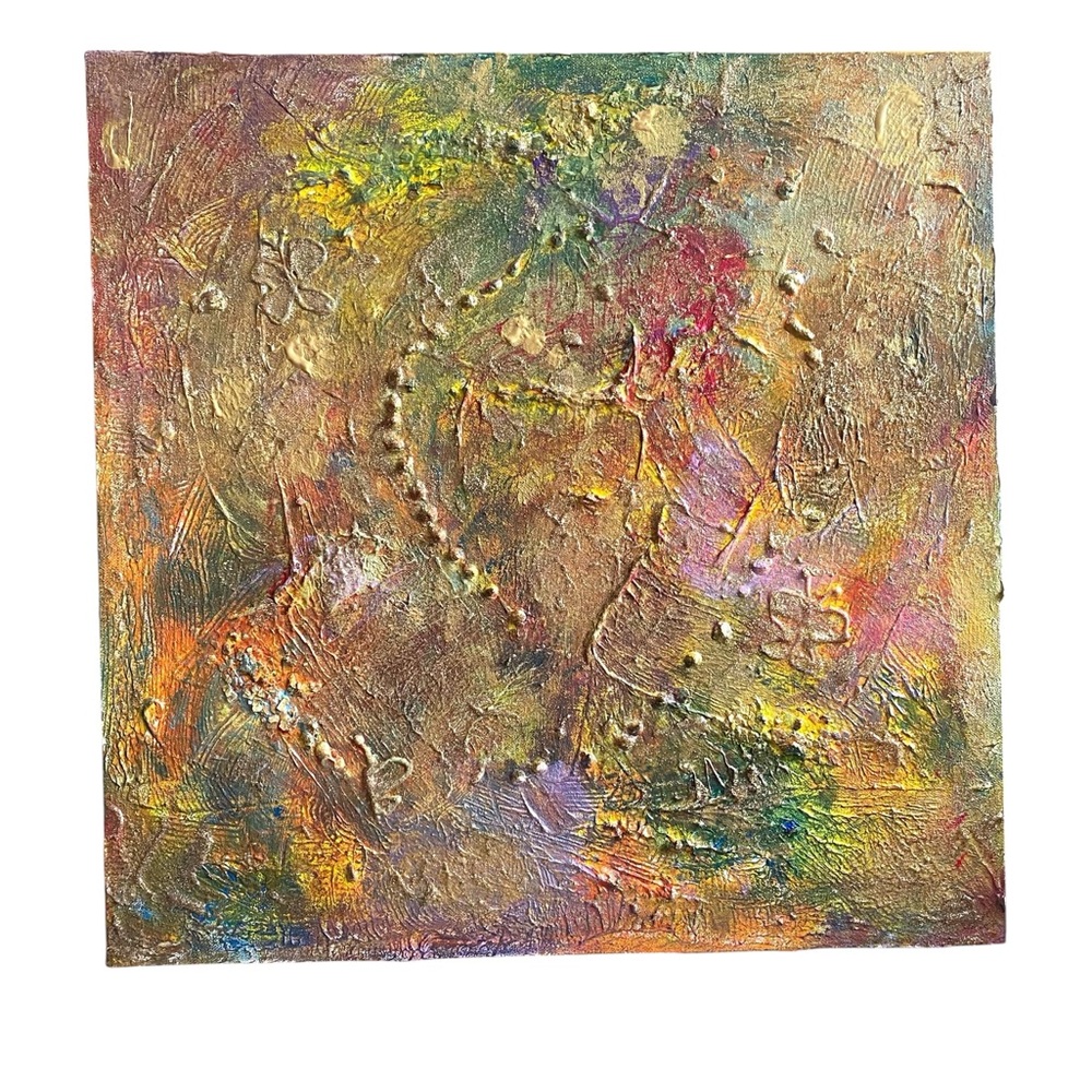 Abstract Textured Canvas Art